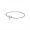 Pandora Moments Silver Bangle-Logo Heart Clasp 596268
