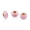Pandora Pink Shimmering Murano Glass Charm-Pandora Rose 781650