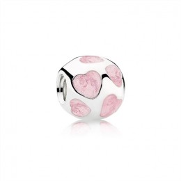 Pandora Pink Hearts Charm 790543EN28