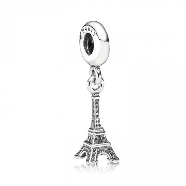 Pandora Eiffel Tower Paris Hanging Silver Charm-791082