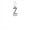 Pandora Letter Z Dangle Charm-Clear CZ 791338CZ