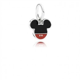 Pandora Disney-Mickey Icon Dangle Charm-Mixed Enamel 791461ENMX