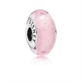 Pandora Disney-Aurora's Signature Color Charm-Murano Glass 791658