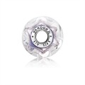 Pandora Purple Field of Flowers Charm-Murano Glass 791667
