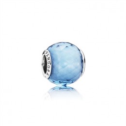 Pandora Geometric Facets Charm-Sky-Blue Crystal 791722NBS