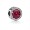 Pandora Radiant Hearts Charm-Cerise Crystal & Clear CZ 791725NC