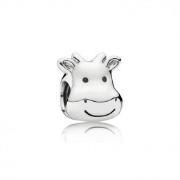 Pandora Cheerful Cow Silver Charm 791748