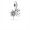Pandora Snowflake Heart Dangle Charm-Clear CZ 792012CZ
