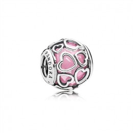 Pandora Encased in Love Charm-Pink CZ 792036PCZ