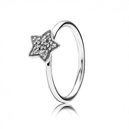Pandora Star silver ring with cubic zirconia 190891CZ