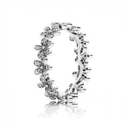 Pandora Dazzling Daisy Meadow Stackable Ring-Clear CZ 190934CZ